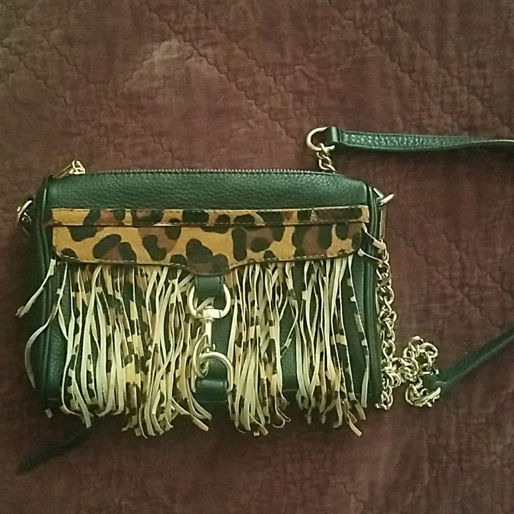 Rebecca Minkoff leopard print purse